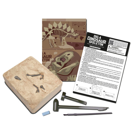 Set educativ Sapa si descopera Dinozauri - Velociraptor - 4M