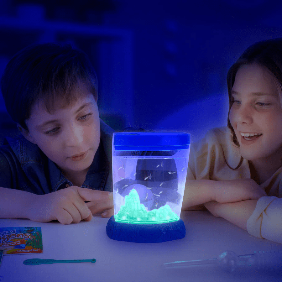 Set educativ STEM - AQUA DRAGONS Habitat Deluxe in culori schimbatoare si LED - uri - Aqua Dragons - Publisol.ro