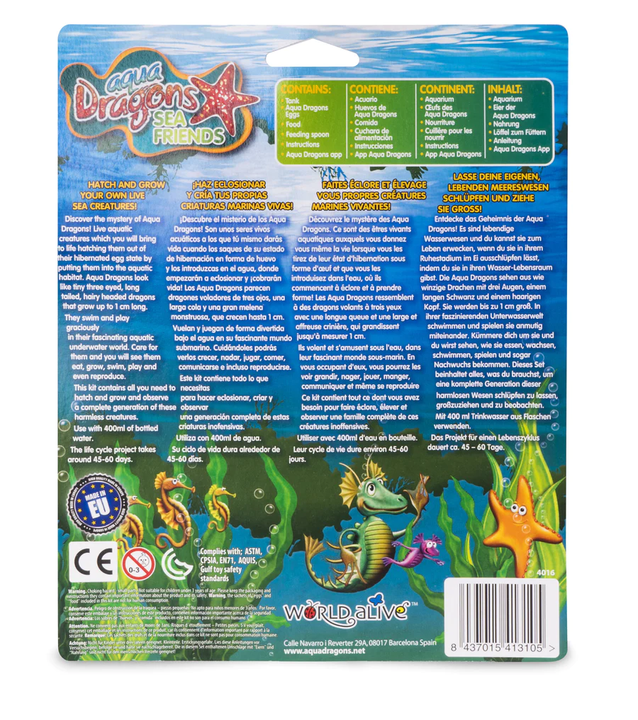 Set educativ STEM - AQUA DRAGONS Habitat economic - Sea Friends basic - Aqua Dragons - Publisol.ro