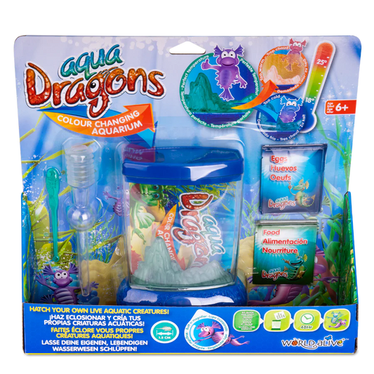 Set educativ STEM - AQUA DRAGONS   Habitat in culori schimbatoare - Aqua Dragons