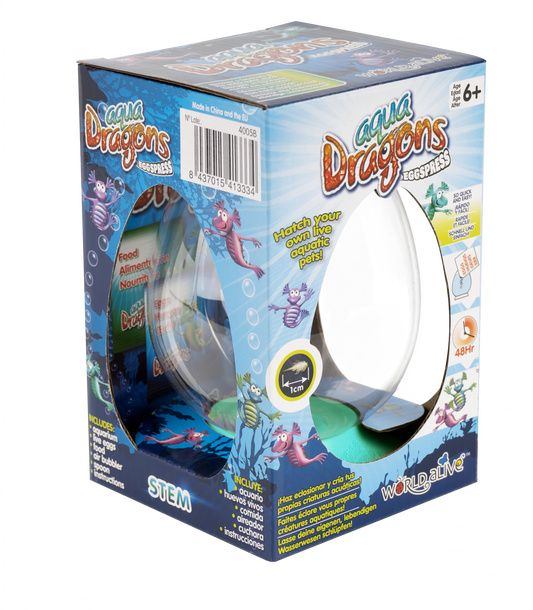 Set educativ STEM - AQUA DRAGONS   Habitat Jurassic Time Travel EGGspress - Aqua Dragons