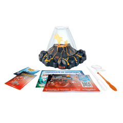 Set educativ STEM - AQUA DRAGONS Habitat VULCAN cu lava - acvariu cu LED si Aqua Dragons rosii - Aqua Dragons - Publisol.ro