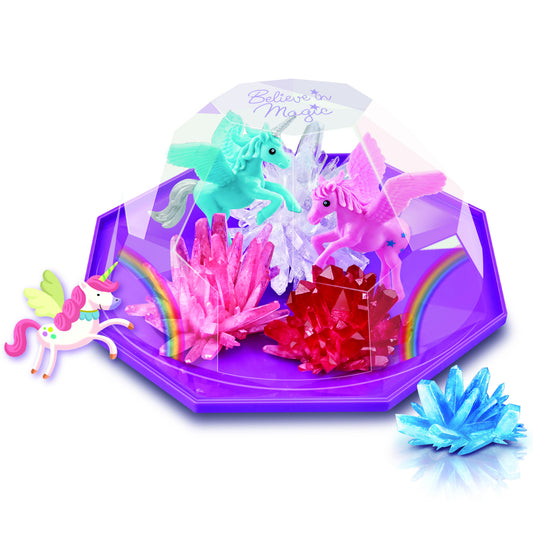 Set experimente de crescut Cristale, terariu cu Unicorni - 4M