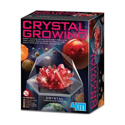 Set experimente de crescut Cristale, rosu - 4M