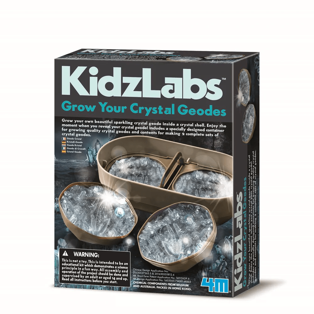 Set experimente de crescut geode de cristal - 4M - Publisol.ro