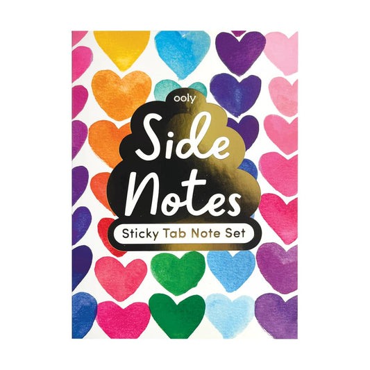 Set index si notite autoadezive - Inimi curcubeu - Ooly