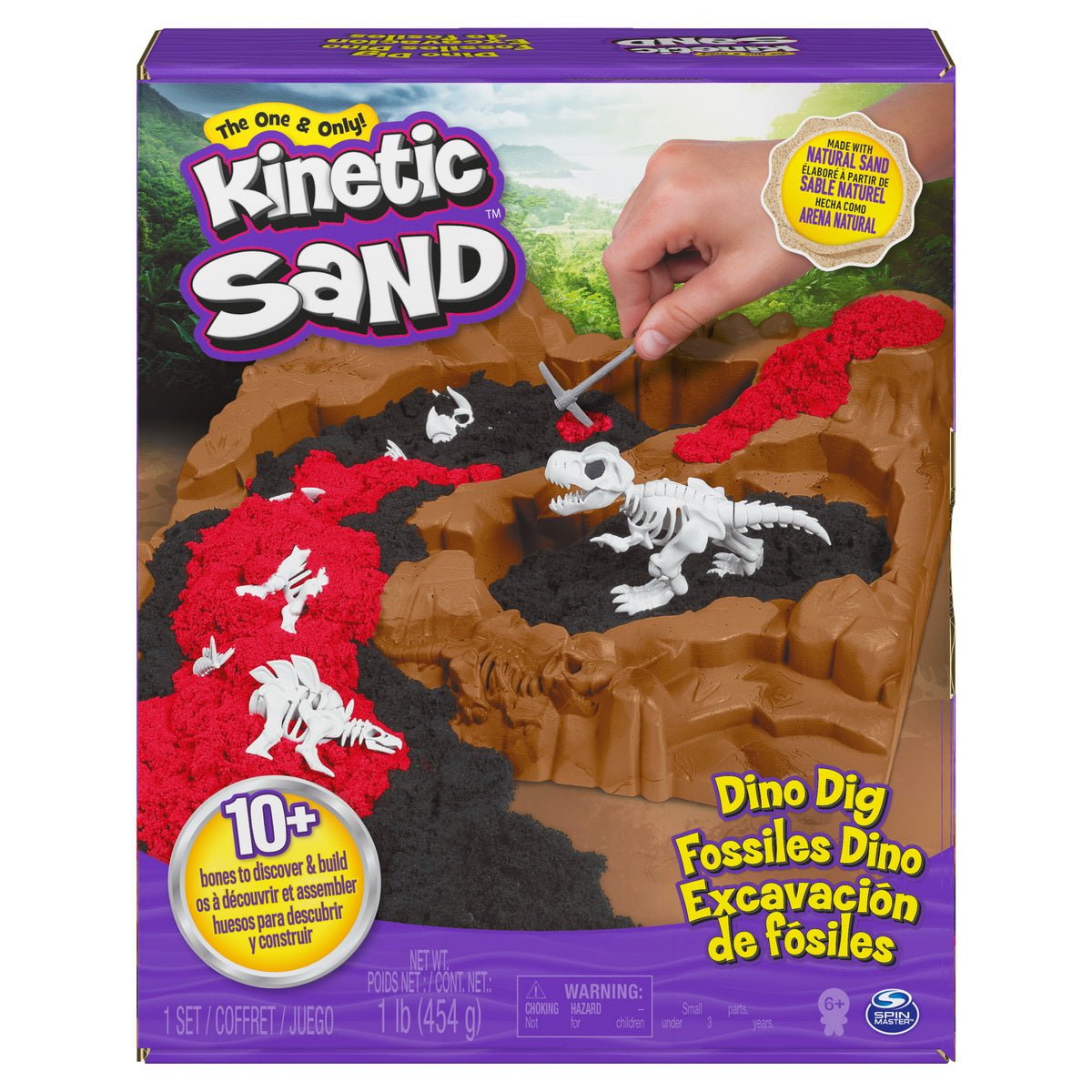 Set kinetic sand dino santierul arheologic, Spin Master - Publisol.ro