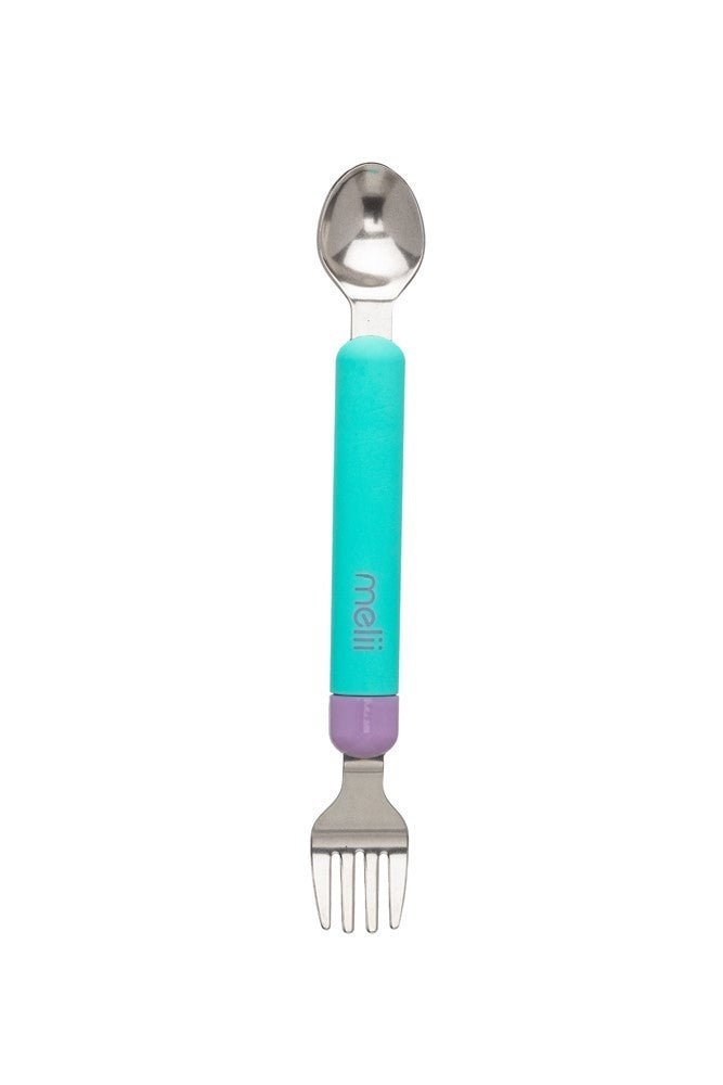 Set lingurita - furculita, blue&purple, Melii - Publisol.ro