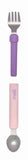 Set lingurita - furculita, pink&purple, Melii - Publisol.ro
