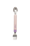 Set lingurita - furculita, pink&purple, Melii - Publisol.ro