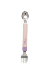 Set lingurita - furculita, pink&purple, Melii - Publisol.ro