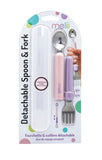 Set lingurita - furculita, pink&purple, Melii - Publisol.ro