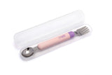 Set lingurita - furculita, pink&purple, Melii - Publisol.ro