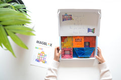 Set magnetic Magblox - 36 piese magnetice accesorii pentru constructie - Magblox