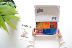 Set magnetic Magblox - 36 piese magnetice accesorii pentru constructie - Magblox - Publisol.ro