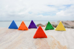 Set magnetic Magbrix 12 piese triunghi echilateral - compatibil cu caramizi de constructie tip Lego - Magblox - Publisol.ro