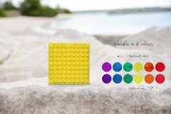 Set magnetic Magbrix 24 piese patrate - compatibil cu caramizi de constructie tip Lego - Magblox