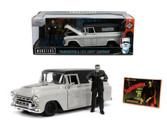 Set masinuta 1957 chevy suburban si figurina frankenstein, Simba - Publisol.ro