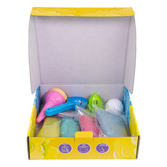 Set Nisip pufos 4 culori cu accesorii - Inghetata - Tuban
