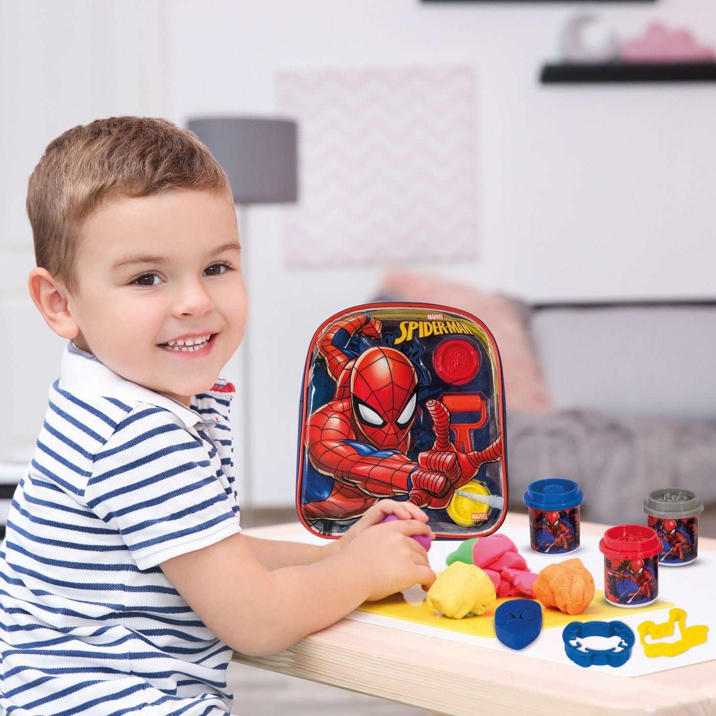 Set plastilina in gentuta spiderman, AS - Publisol.ro