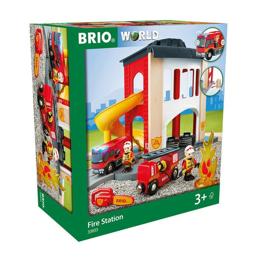 Set sectie de pompieri, BRIO - Publisol.ro
