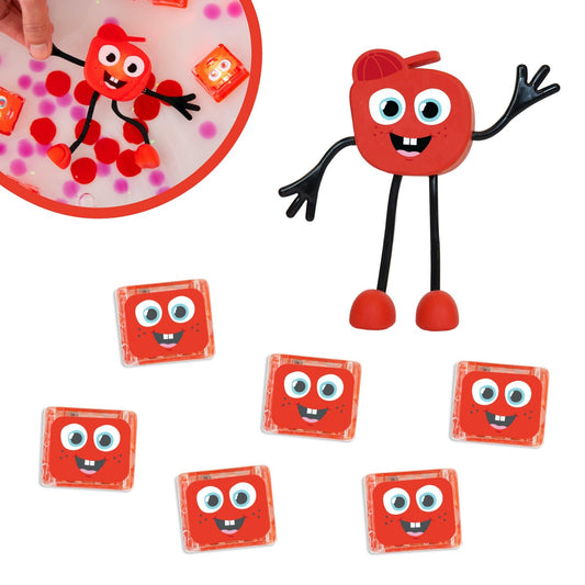 Set senzorial luminos Sammy - Glo Pal, rosu - Glo Pals - Publisol.ro