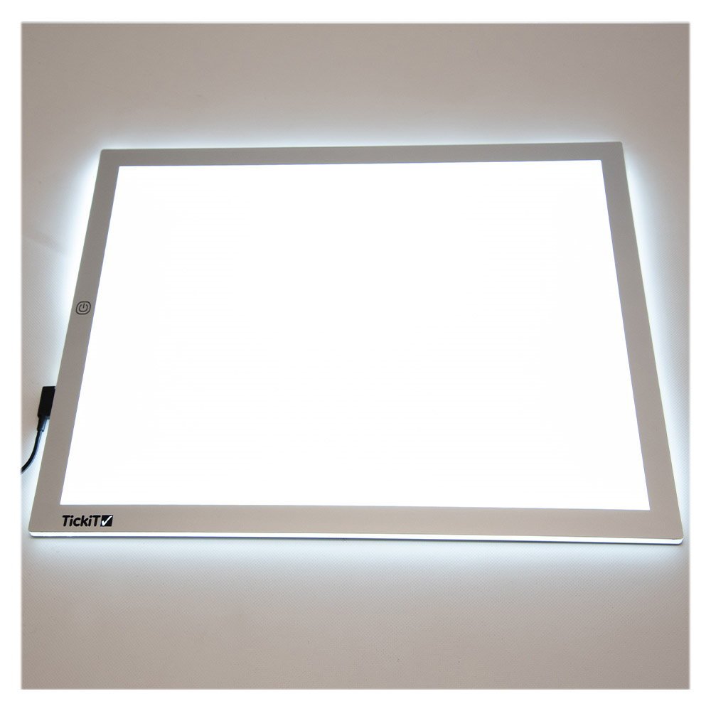 Set senzorial, panou luminos A3 LED cu tava, TickiT - Publisol.ro