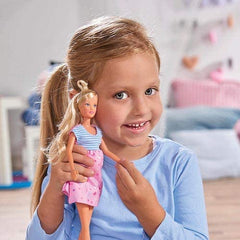 Set steffi love familie cu copilas nou - nascut surpriza, Simba - Publisol.ro