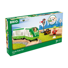 Set trenulet cu sine si figurine + accesorii feroviare, BRIO - Publisol.ro