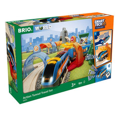 Set trenulet inteligent, electronic cu sine, BRIO - Publisol.ro