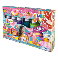SET TUBI JELLY (gel modelator) cu 6 culori ,   DULCIURI - Tuban