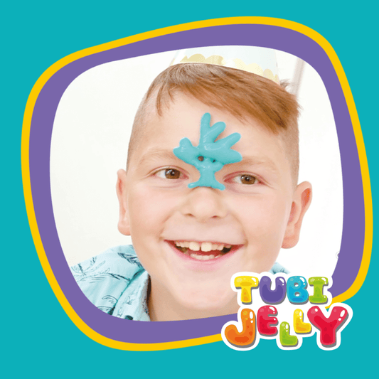 SET TUBI JELLY (gel modelator) cu 6 culori si acvariu mic , DINOZURI - Tuban - Publisol.ro