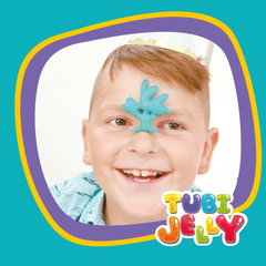 SET TUBI JELLY (gel modelator) cu 6 culori si acvariu mic , DINOZURI - Tuban - Publisol.ro