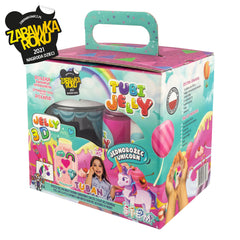 SET TUBI JELLY (gel modelator) cu 6 culori si acvariu mic ,   UNICORN - Tuban
