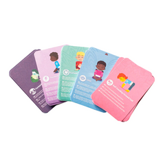 Set Yoga Mama-Copil, saltele asortate si carduri incluse - Earth, turcoaz - Soul Mates