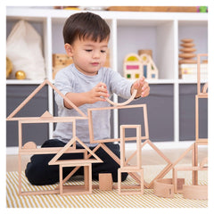 Setul Arhitectului cu 28 de forme geometrice, TickiT - Publisol.ro