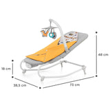 Sezlong 3 in 1 felio 2, forest yellow - Publisol.ro