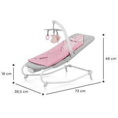 Sezlong 3 in 1 felio 2, peony rose - Publisol.ro