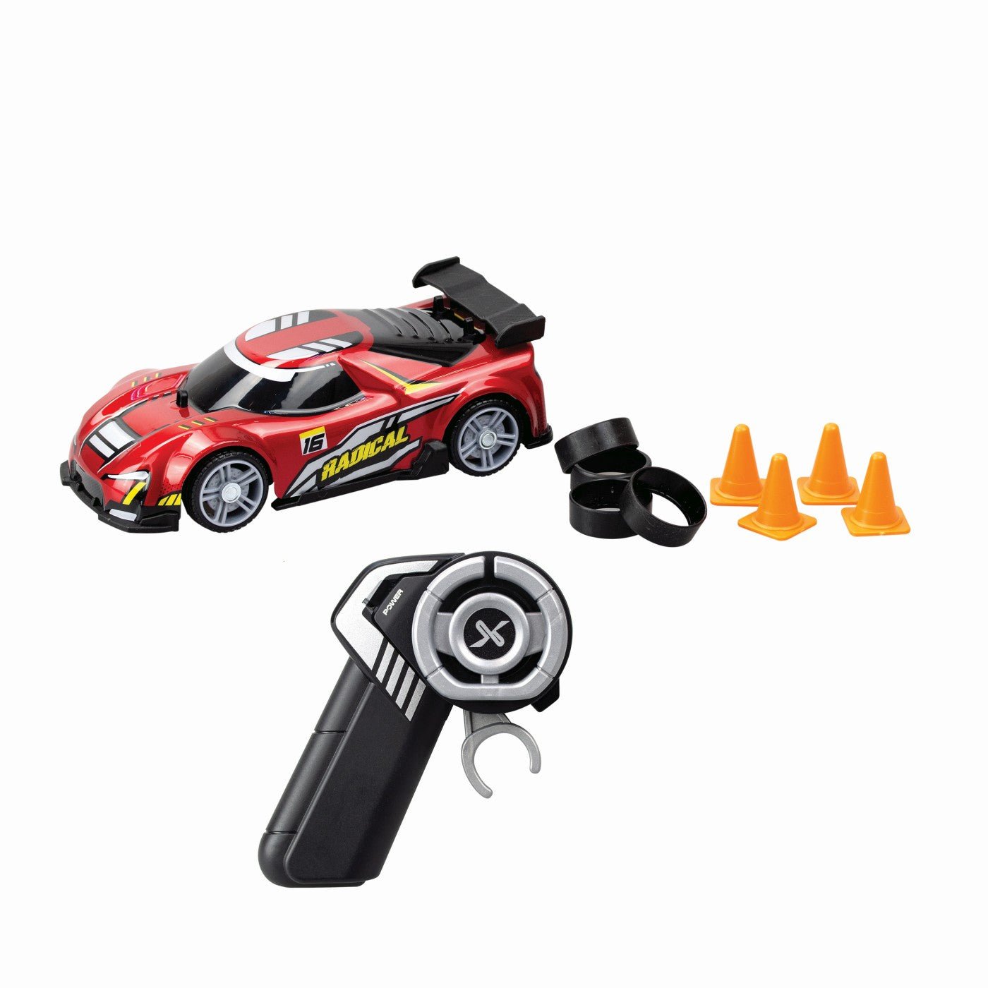 Silverlit exost build 2 drive masinuta RC rosie - Publisol.ro