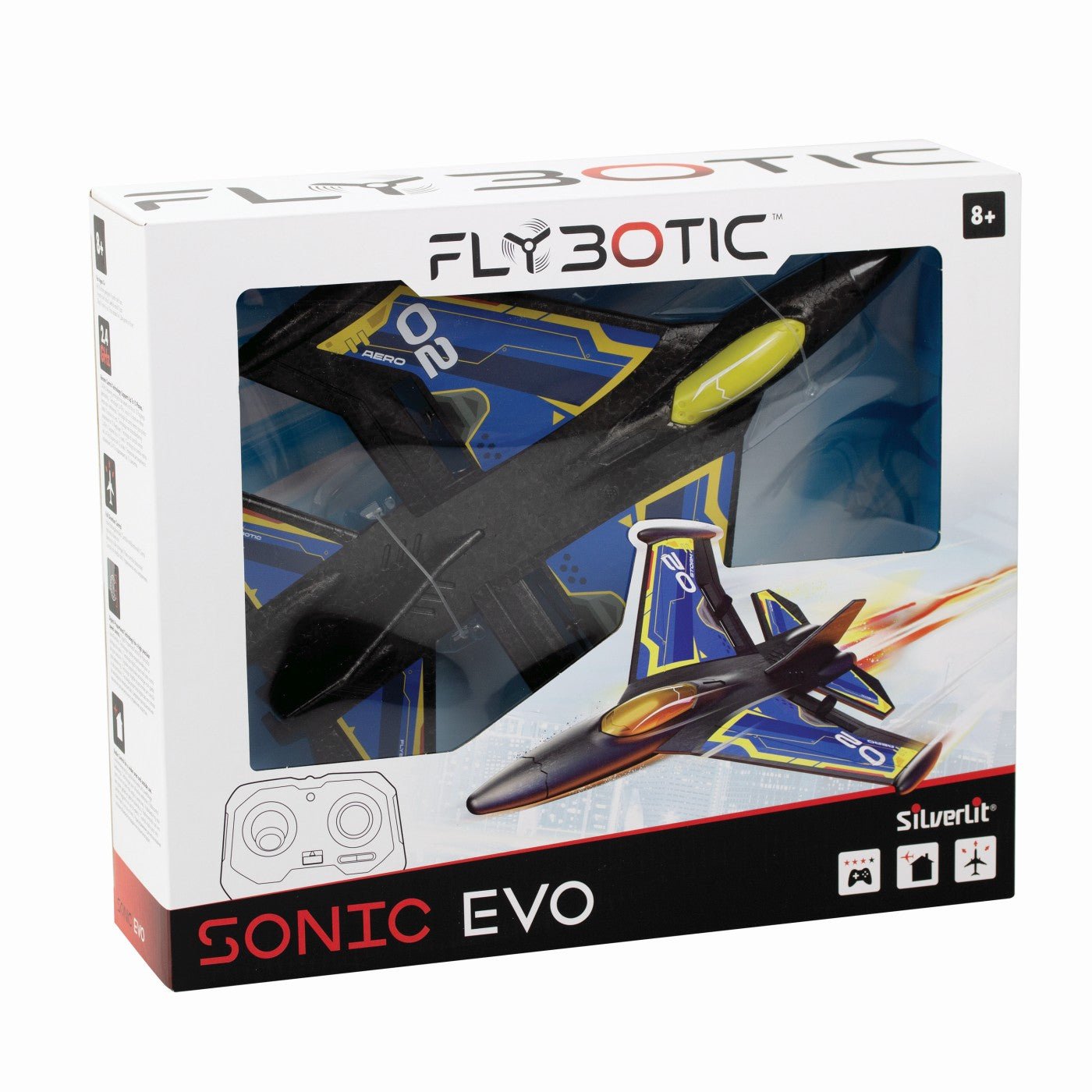 Silverlit fly botic avion cu telecomanda Sonic Evo - Publisol.ro
