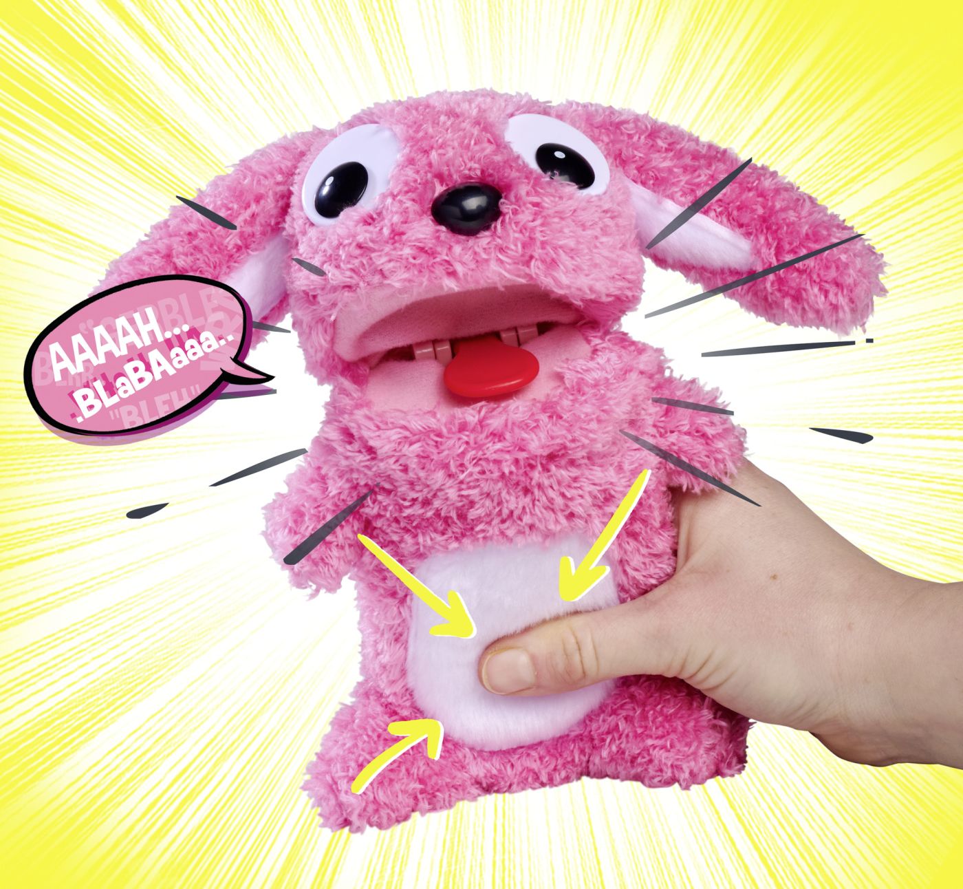 Simba screamerz jucarie plus iepuras roz, Simba - Publisol.ro