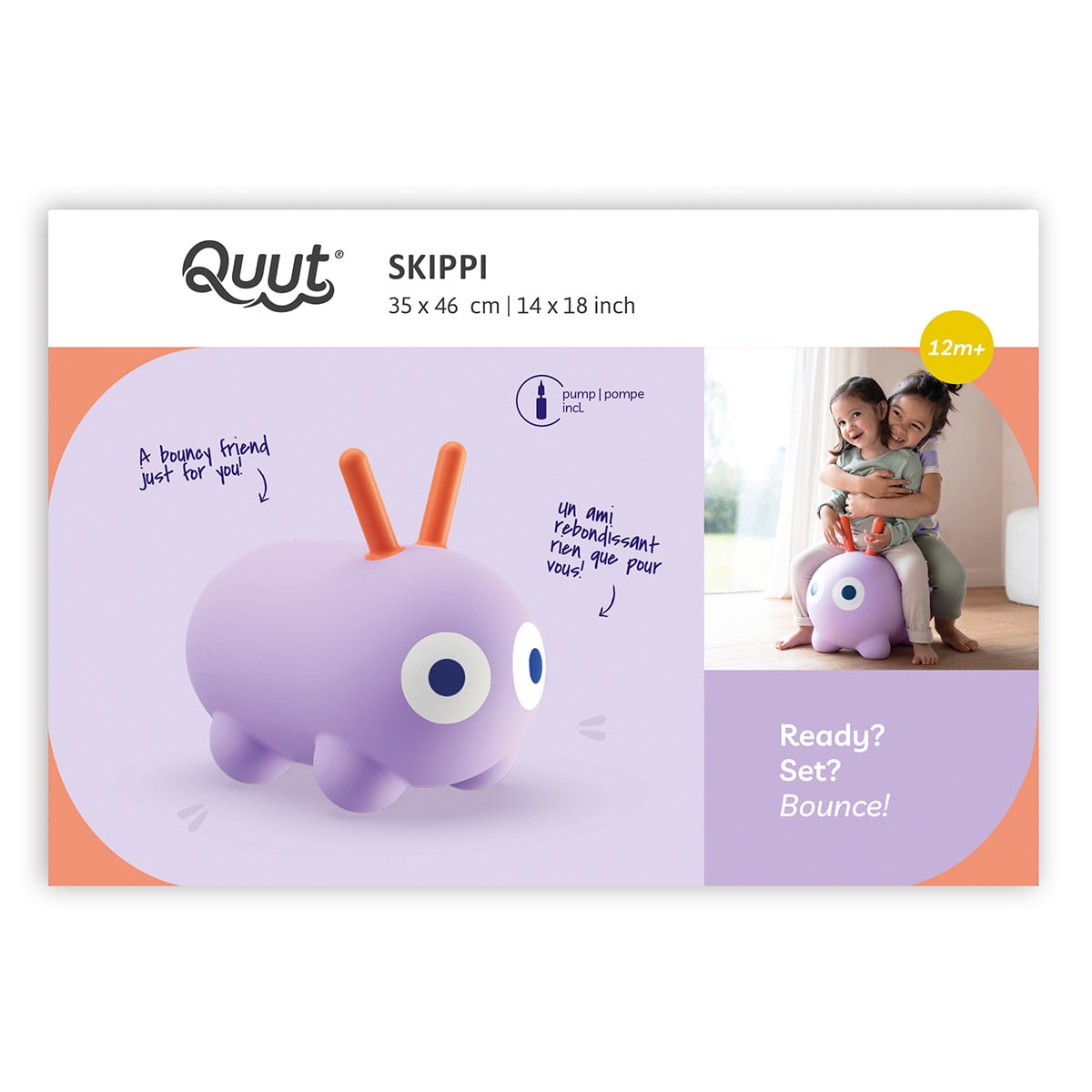 Skippi, prietenul gonflabil saltaret, mov, Quut Toys - Publisol.ro