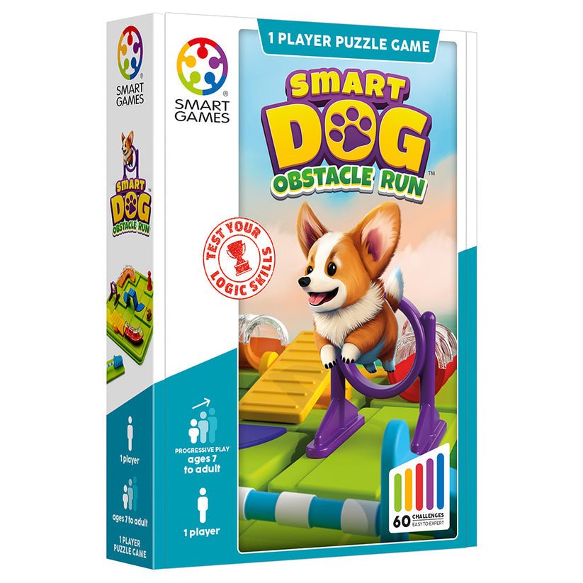 Smart Dog, joc de logica cu 60 de provocari, 7+ ani, editie internationala, Smart Games - Publisol.ro