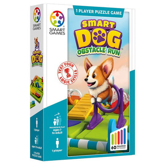 Smart Dog, joc de logica cu 60 de provocari, 7+ ani, editie internationala, Smart Games - Publisol.ro