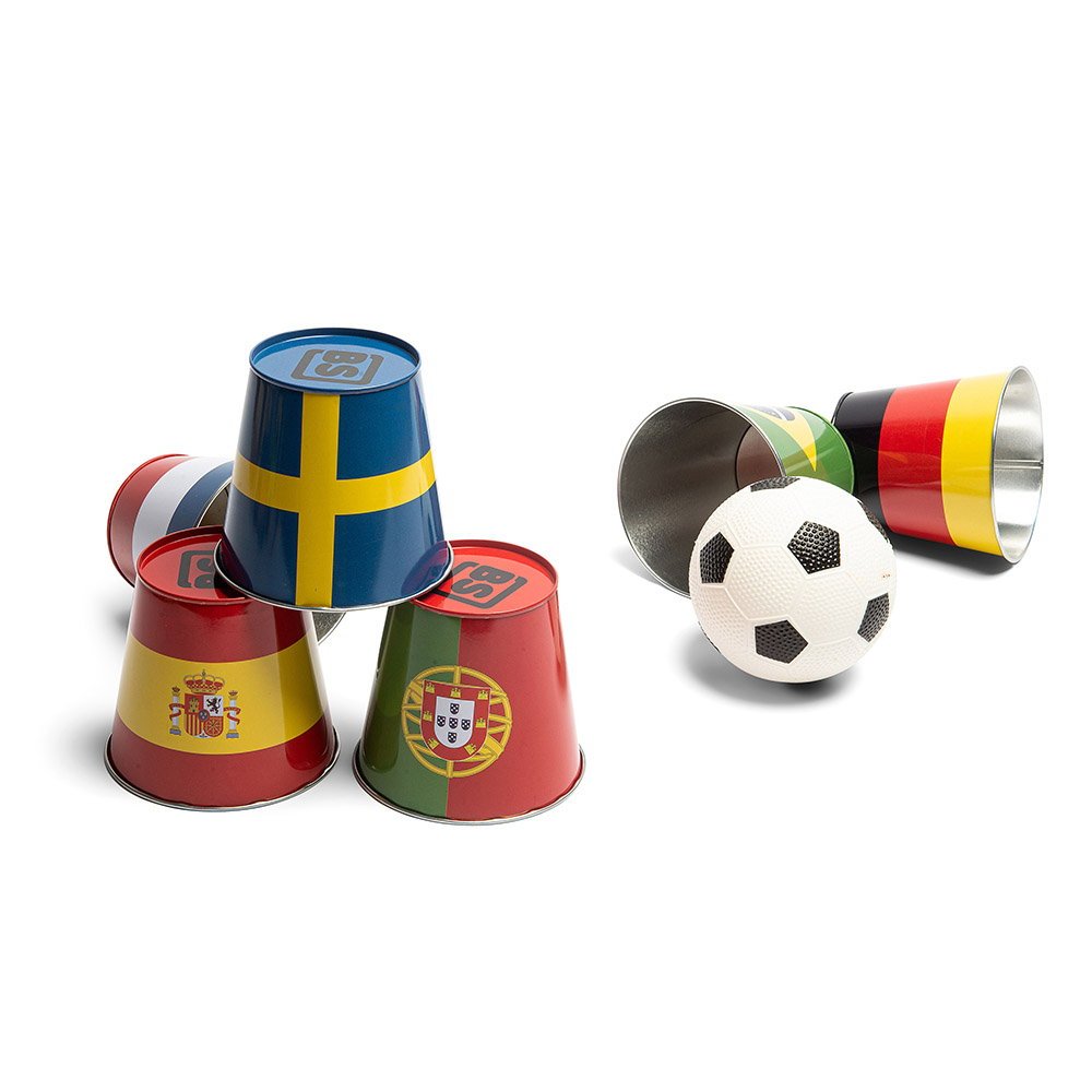 Soccer Tins, suteaza si doboara cutiile, BS Toys - Publisol.ro