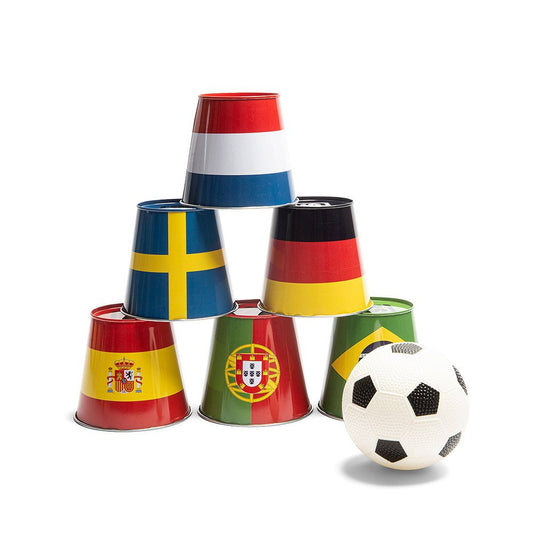 Soccer Tins, suteaza si doboara cutiile, BS Toys - Publisol.ro