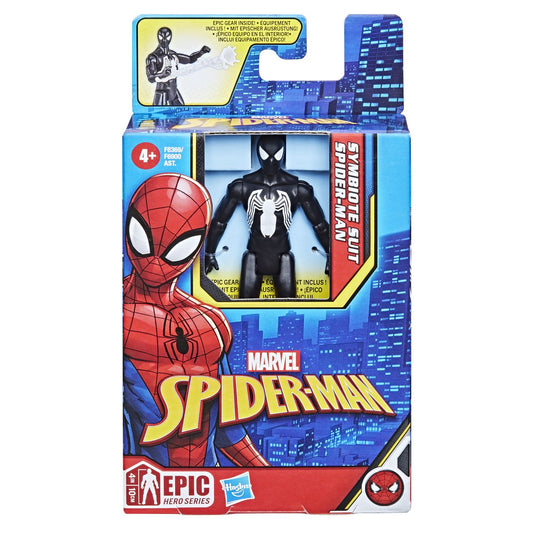Spiderman epic hero figurina costum symbiote spider man 10cm, Hasbro - Publisol.ro