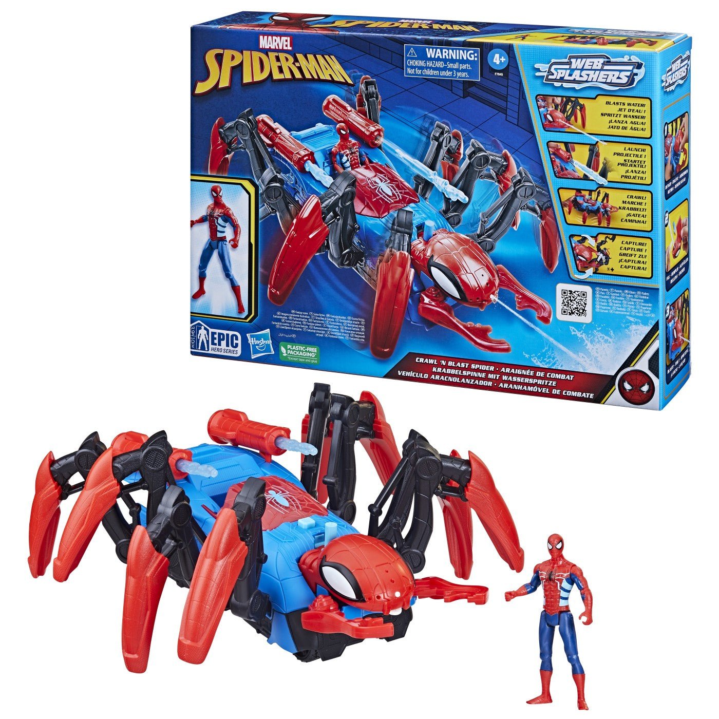 Spiderman set de joaca crawl n blast , Hasbro - Publisol.ro