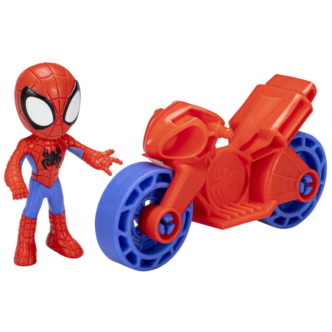 Spiderman set motocicleta si figurina spidey 6 cm - Publisol.ro