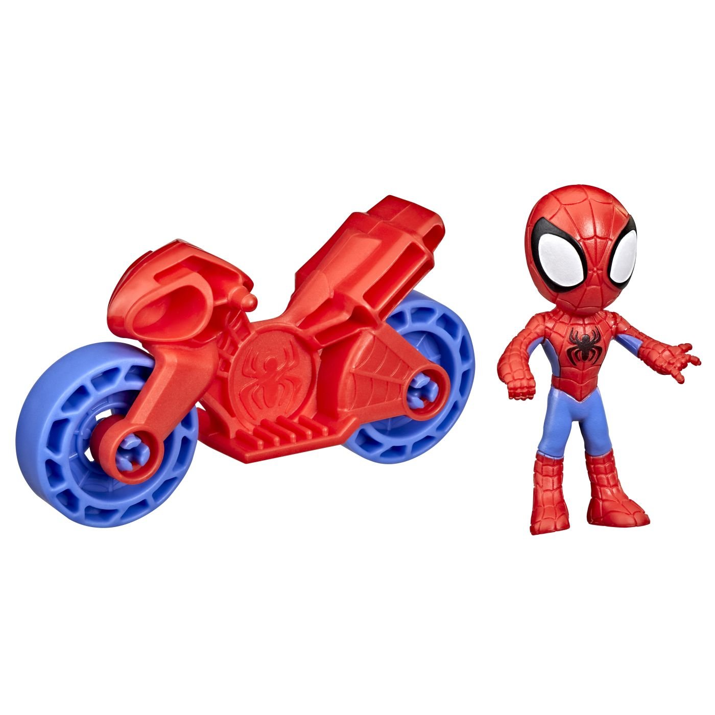 Spiderman set motocicleta si figurina spidey 6 cm - Publisol.ro